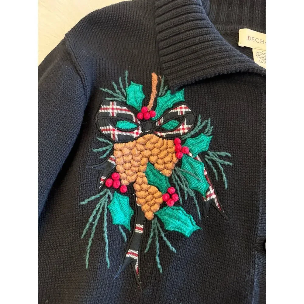 Vintage‎ Bechamel Large knit cardigan EUC